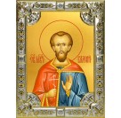 Икона освященная "Валерий мученик ", 18x24 см, со стразами