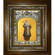 Икона освященная "Григорий Богослов святитель", в киоте 20x24 см фото