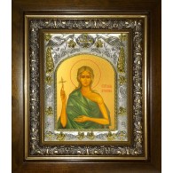 Икона освященная "Мария Египетская, преподобная", в киоте 20x24 см фото