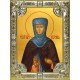 Икона освященная "Евгения Святая преподобномученица", 18x24 см, со стразами