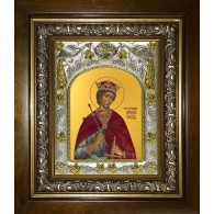 Икона освященная "Эдуард мученик, король Англии", в киоте 20x24 см фото
