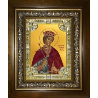 Икона освященная "Эдуард мученик, король Англии", в киоте 24x30 см фото