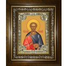 Икона освященная "Диомид Тарсянин Никейский, врач, мученик", в киоте 24x30 см