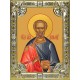 Икона освященная "Диомид Тарсянин Никейский, врач, мученик", 18x24 см, со стразами