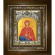 Икона освященная "Зинаида мученица", в киоте 20x24 см