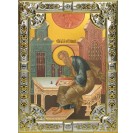 Икона освященная "Матфей (Матвей) Апостол", 18x24 см, со стразами