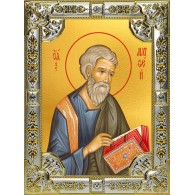 Икона освященная "Матфей (Матвей) Апостол", 18x24 см, со стразами фото