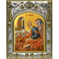 Икона освященная "Матфей (Матвей) Апостол", 14x18 см фото