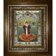 Икона освященная "Патрик (Патрикий) просветитель Ирландии, равноапостольный", в киоте 20x24 см