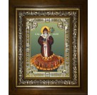 Икона освященная "Патрик (Патрикий) просветитель Ирландии, равноапостольный", в киоте 24x30 см