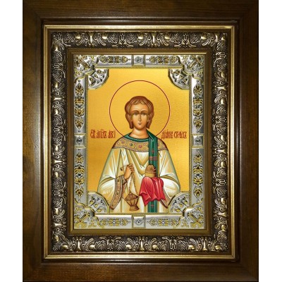 Икона освященная "Стефан архидиакон первомученик", в киоте 24x30 см фото