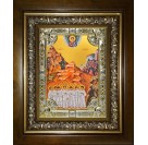 Икона освященная "Вифлеемские младенцы мученики", в киоте 24x30 см