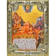 Икона освященная "Вифлеемские младенцы мученики", 18x24 см, со стразами фото
