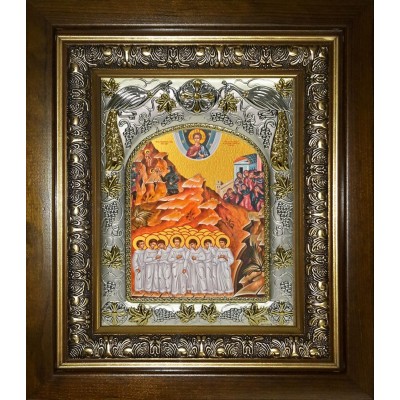 Икона освященная "Вифлеемские младенцы мученики", в киоте 20x24 см фото