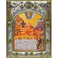 Икона освященная "Вифлеемские младенцы мученики", 14x18 см фото