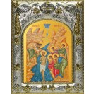 Икона освященная "Богоявление, Крещение Господне", 14x18 см