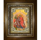 Икона освященная "Зачатие святой Анны, "егда зачат святую Богородицу"", в киоте 24x30 см