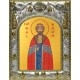 Икона освященная "Феодор (Фёдор) Черниговский", 14x18 см