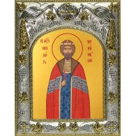 Икона освященная "Феодор (Фёдор) Черниговский", 14x18 см фото
