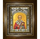 Икона освященная "Анатолий Константинопольский", киоте 20x24 см
