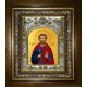 Икона освященная "Богдан (Феодот) Адрианопольский мученик", в киоте 20x24 см