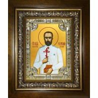 Икона освященная "Евгений (Боткин) врач, мученик", в киоте 24x30 см фото