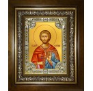 Икона освященная "Евгений Севастийский мученик", в киоте 24x30 см