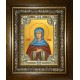 Икона освященная "Таисия Египетская преподобная", со стразами, в киоте 24x30 см