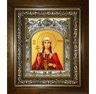 Икона освященная "Фотина (Светлана) Самаряныня, Римская, мученица", в киоте 20x24 см