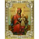 Икона освященная "Божья Матерь Неувядаемая роза", 18x24 см
