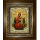 Икона освященная "Неувядаемая роза, икона Божией Матери", 18x24 см