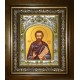 Икона освященная "Никита Хартуларий", в киоте 20x24 см