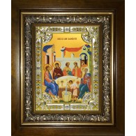 Икона освященная "Брак в Кане Галилейской", в киоте 24x30 см фото