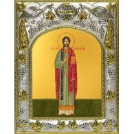 Икона освященная "Вениамин Персидский, священномученик", 14x18 см фото