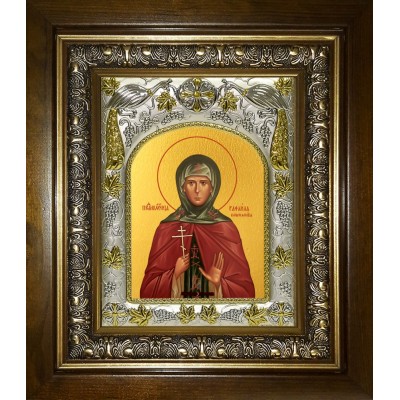 Икона освященная "Рафаила (Вишнякова) преподобномученица", в киоте 20x24 см фото