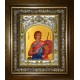 Икона освященная "Александр Египетский", в киоте 20x24 см