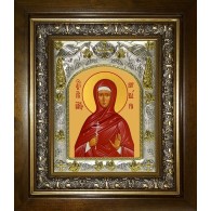 Икона освященная "Варвара Алапаевская", в киоте 20x24 см фото