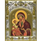 Икона освященная "Гребневская икона Божией Матери", 14x18 см
