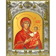 Икона освященная "Дарование молитвы икона Божией Матери", 14x18 см фото