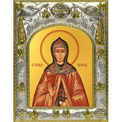 Икона освященная "Александра Дивеевская преподобная", 14x18 см фото