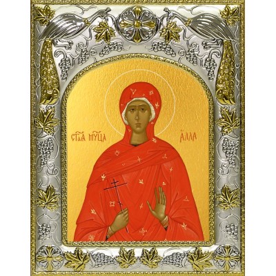 Икона освященная " Готфская мученица", 14x18 см фото
