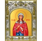 Икона освященная "Анфиса Римская", 14x18 см