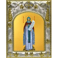 Икона освященная "Афанасия Эгинская, преподобная", 14x18 см фото