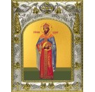 Икона освященная "Иоанн (Иван) Владимир, князь Сербский, святой мученик", 14x18 см