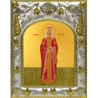 Икона освященная "Елена Константинопольская равноапостольная, царица", 14x18 см фото