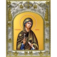 Икона освященная "Ксения (Евсевия) Миласская, диакониса", 14x18 см фото