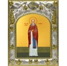Икона освященная "Герман Соловецкий, преподобный", 14x18 см
