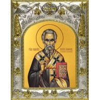 Икона освященная "Игнатий Богоносец Антиохийский, епископ", 14x18 см фото