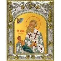 Икона освященная "Иулиан Кеноманийский, епископ, святитель", 14x18 см фото