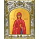 Икона освященная "Калиса, святая мученица", 14x18 см